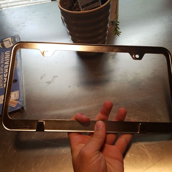 Universal License Plate Tag Holder - Mounting Bumper Kit Bracket 79000 - Picture 6 of 6